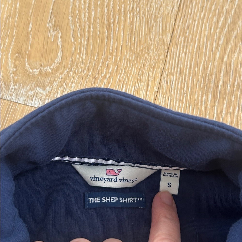 Vineyard Vines The Shep Shirt Navy White Striped - Picture 4 of 10
